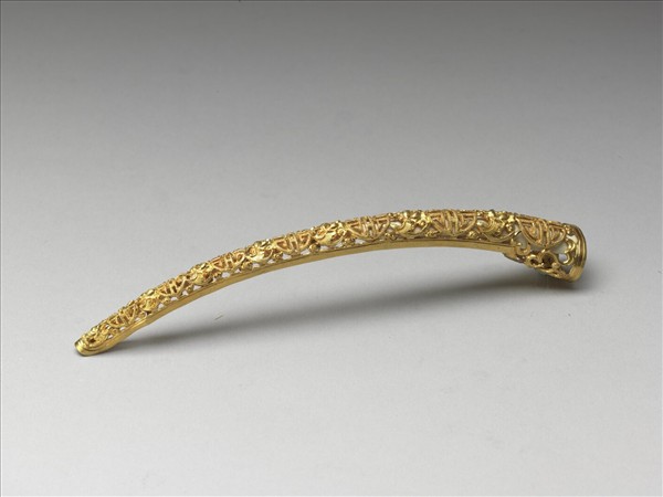 鏤空福壽萬年指甲套