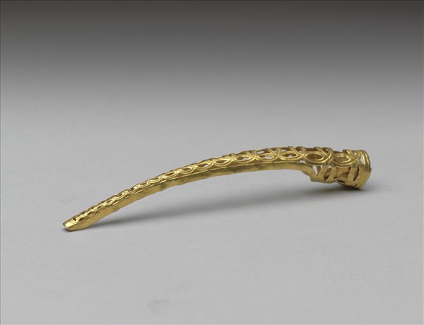 金鏤空錢紋指甲套