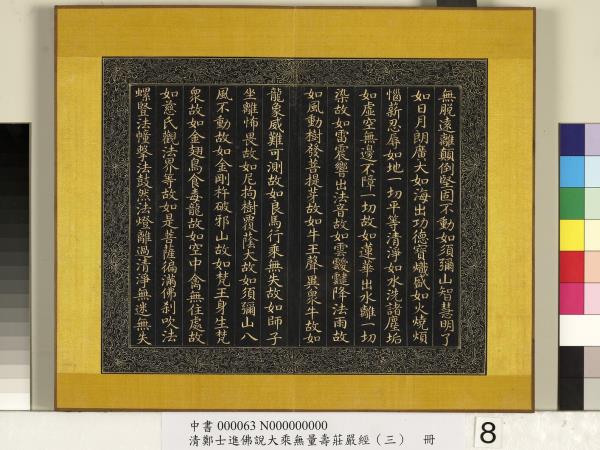 清鄭大進佛說無量壽莊嚴經（三）　冊