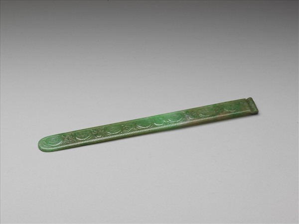 翠玉福壽紋扁方