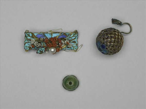 鏤空古錢紋鈕子