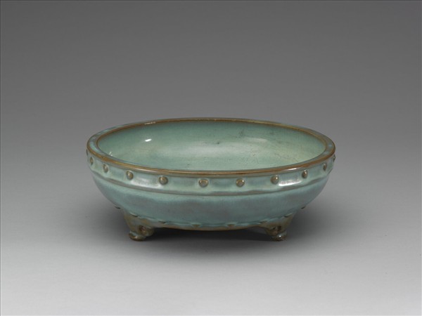 鈞窯 月白鼓釘洗