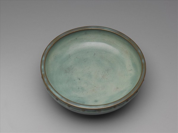 鈞窯 月白鼓釘洗