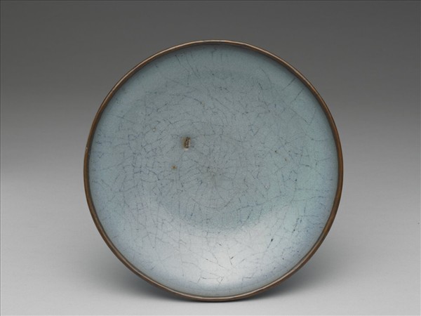 鈞窯 天藍圓碟
