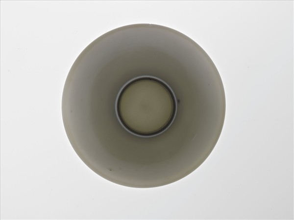 甜白雙龍紋撇口碗