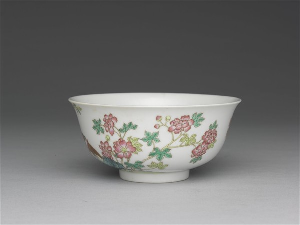 琺瑯彩芙蓉鴛鴦圖碗