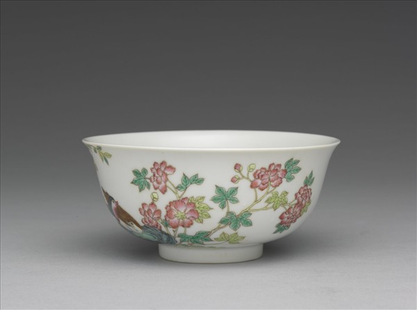 琺瑯彩芙蓉鴛鴦圖碗