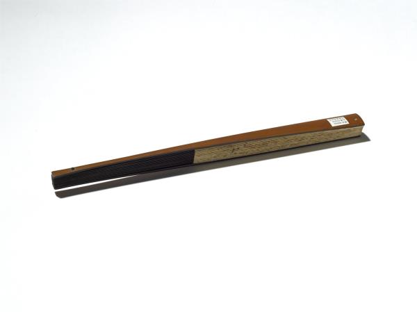 民國姜筠山水曹鴻勛楷書觀畫題識　成扇　姜筠山水