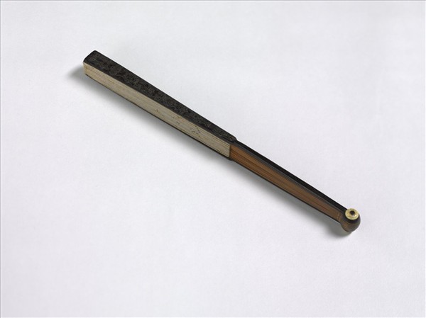 清仁宗書詩董誥畫山水　成扇