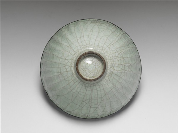 官窯 青瓷蓮瓣碗