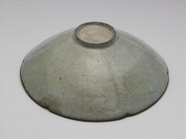 官窯 青瓷葵口碗