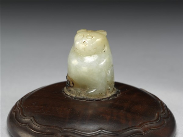 哥窯 月白釉魚耳爐