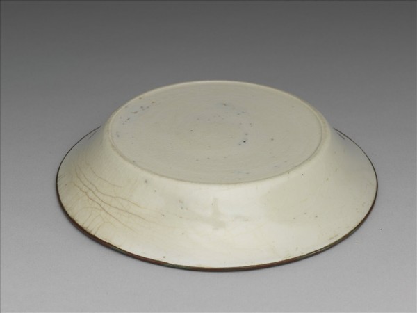 定窯 白瓷劃花花卉紋洗