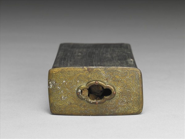 官窯 粉青三登方壺(附件)