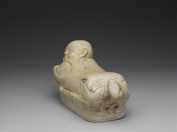 定窯型 白瓷嬰兒枕