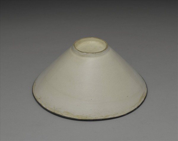 定窯 白瓷印花壽字碗