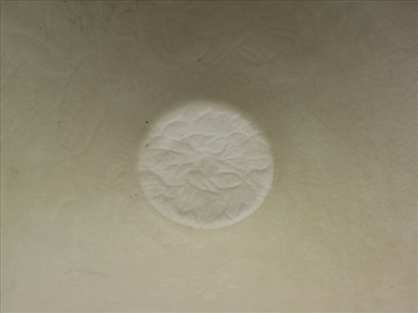 定窯 白瓷印花蓮塘魚紋碗