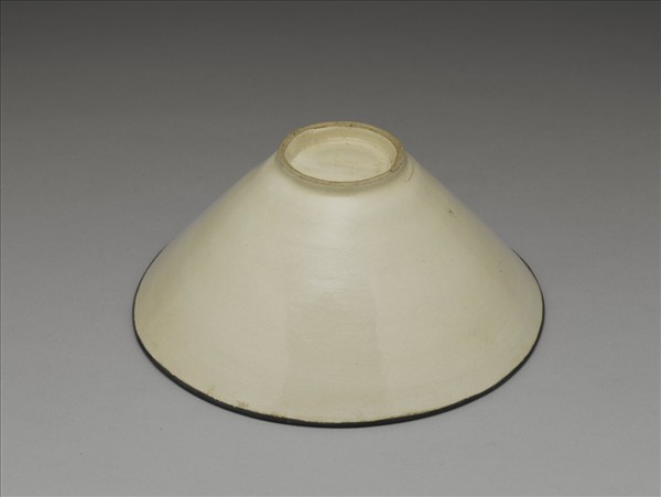 定窯 白瓷印花壽字碗