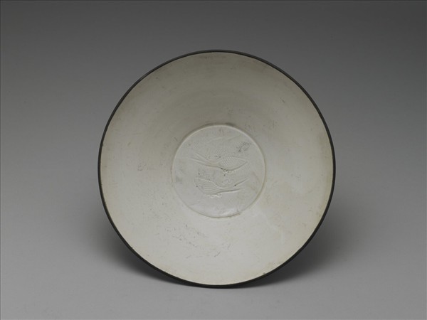 定窯 劃花雙魚紋碗
