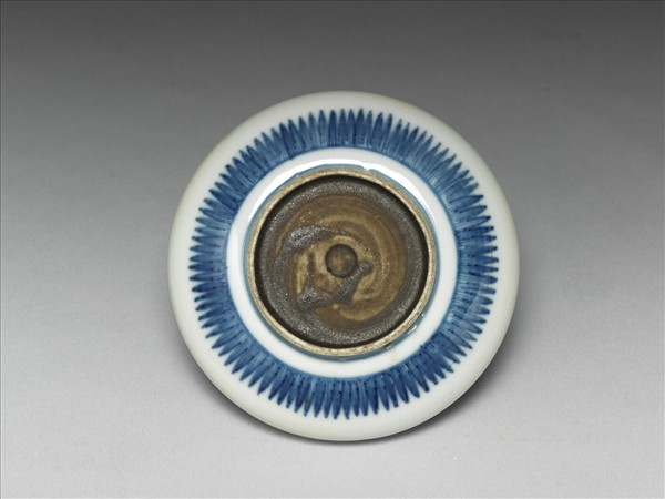 青花如意雲紋水盂