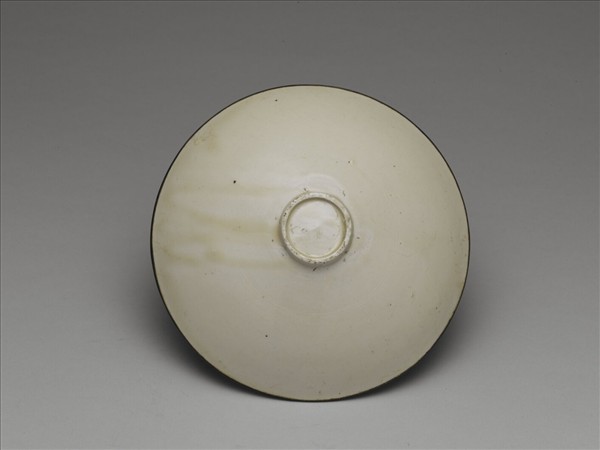 定窯 白瓷印花鳳凰牡丹紋碗