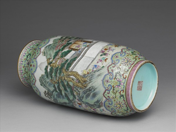 粉彩百子圖燈籠尊