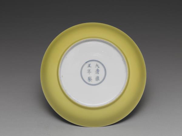 琺瑯彩瓷花竹圖盤