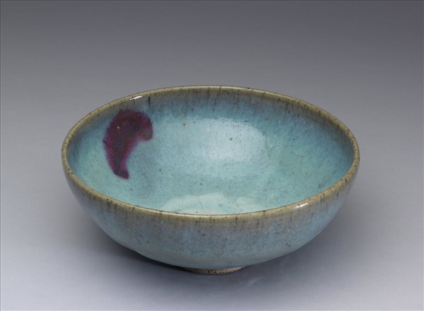 鈞窯天青紫斑碗- 故宮