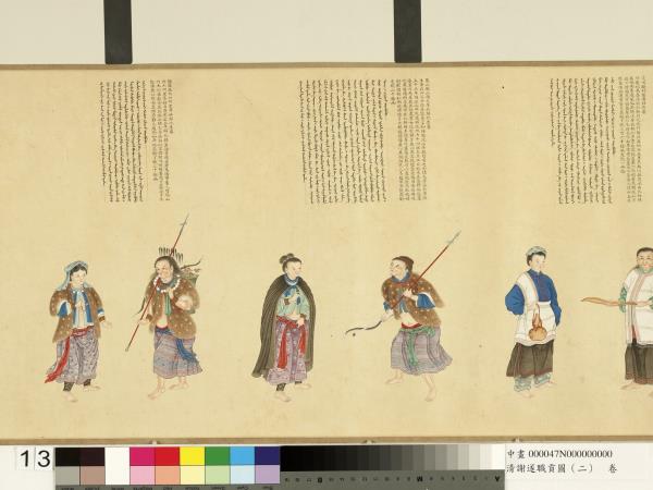 清謝遂職貢圖（二）　卷