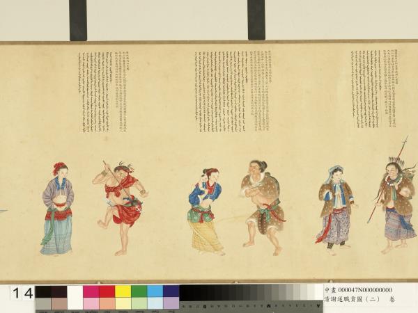 清謝遂職貢圖（二）　卷