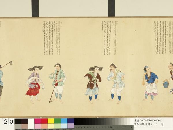 清謝遂職貢圖（二）　卷