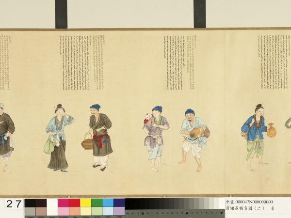 清謝遂職貢圖（二）　卷