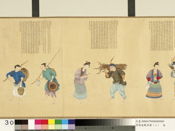 清謝遂職貢圖（二）　卷