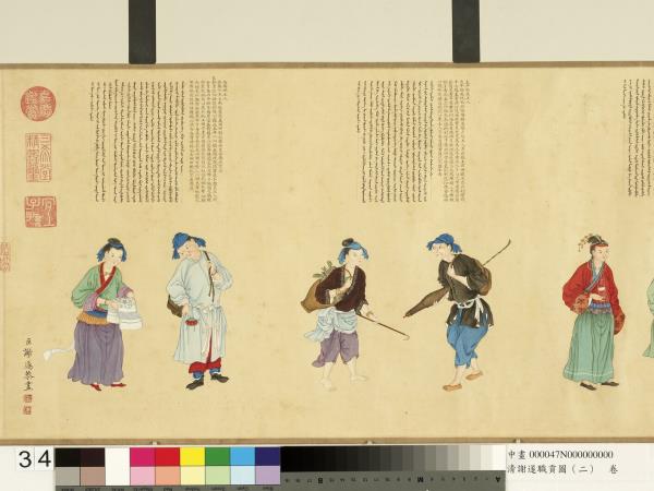 清謝遂職貢圖（二）　卷
