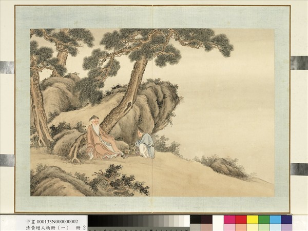 清黃增人物（一）　冊　人物故事二