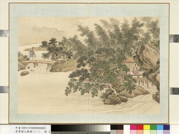 清黃增人物（一）　冊　人物故事三