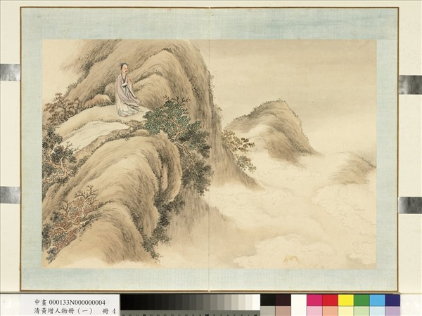 清黃增人物（一）　冊　人物故事四