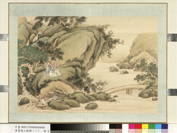 清黃增人物（一）　冊　人物故事六