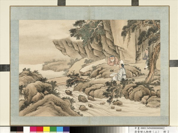 清黃增人物（二）　冊　人物故事二