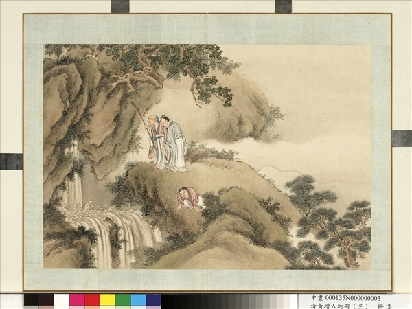 清黃增人物（三）　冊　人物故事三