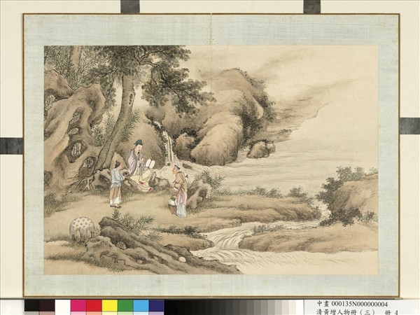 清黃增人物（三）　冊　人物故事四