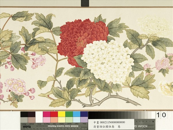 清董誥仙圃恆春　卷