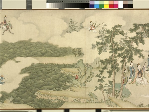 清顧銓摹阮郜女仙圖　卷