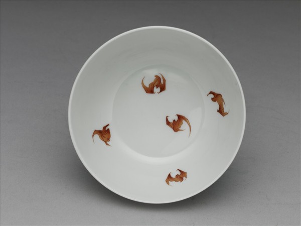 粉彩松鶴長春圖碗