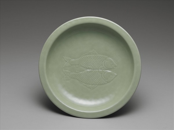 青瓷雙魚洗