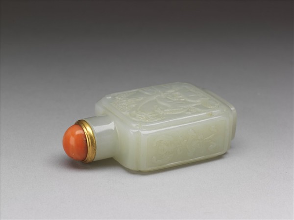 玉雙駿超群鼻煙壺