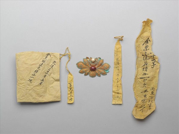 金纍絲蓮花結子