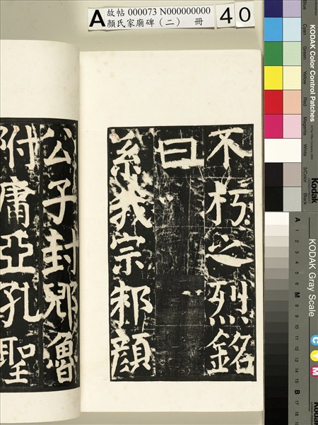 顏氏家廟碑（二）　冊