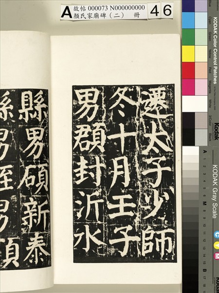 顏氏家廟碑（二）　冊