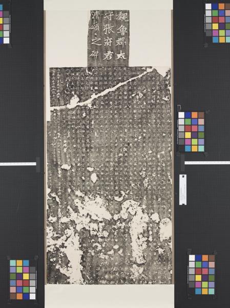 北魏魯郡太守張猛龍碑碑陽　軸